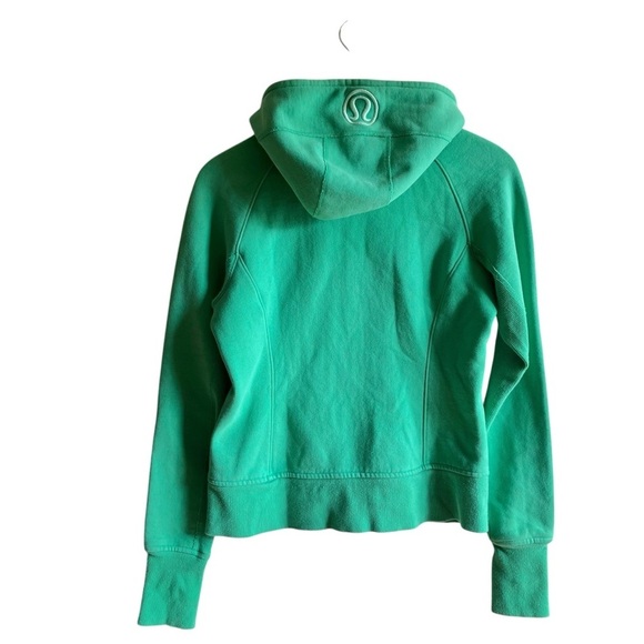Lululemon Scuba Hoodie Size 8 Green Minty - Picture 9 of 12